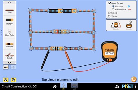 Determine if everyday objects are conductors or insulators, and take measurements with an ammeter and voltmeter. . Circuit construction kit virtual lab answers